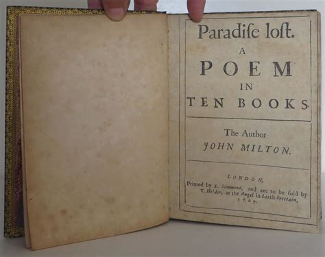 The Complete Works Of John Milton Paradise Lost P 2