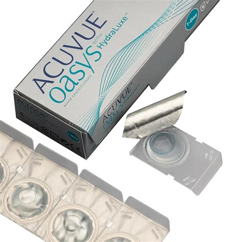 Однодневные контактные линзы ACUVUE OASYS 1-Day with HydraLuxe, 30 шт ...