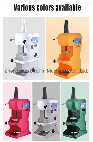 Basic Customization Commercial Continuous Snow Ice Machine Shaved Ice