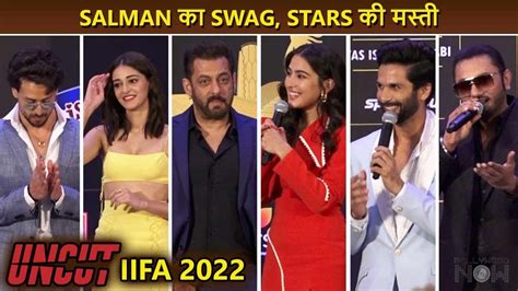 Iifa Awards Salman S Swag Sara Plays Knock Knock Game Ananya