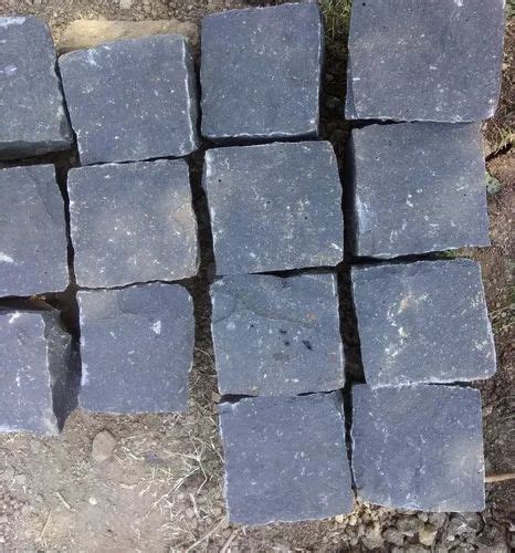 Black Basalt Blocks For Flooring Thickness Mm At Best Price In Sikar