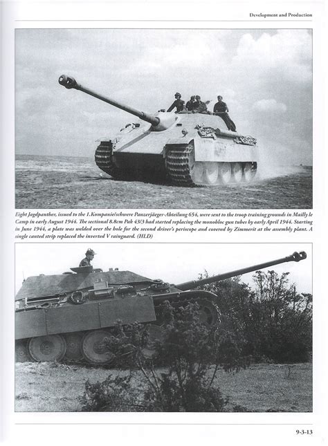 AMPS Reviews Panzer Tracts No 9 3 Jagdpanther Pz Jgr Panther 8 8cm