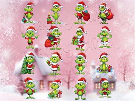 Grinch Png Grinch Clipart Christmas Clipart Digital Download