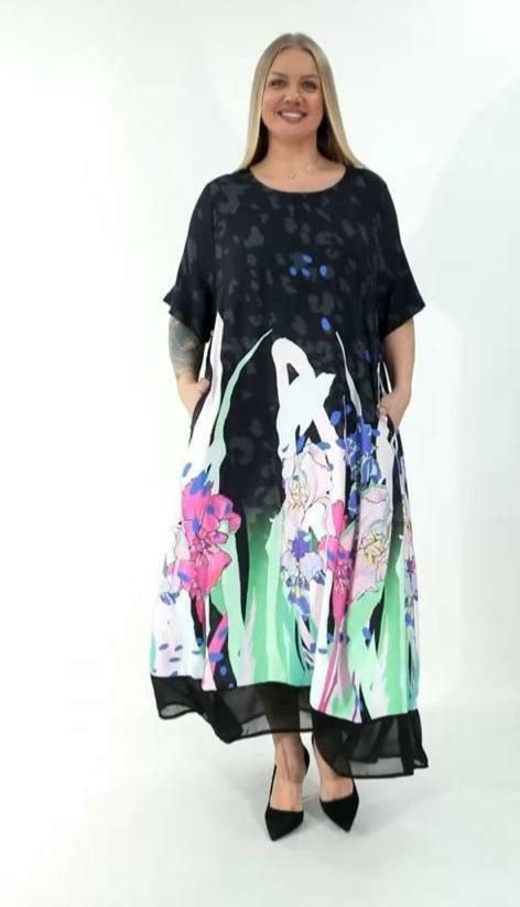 Платье с ирисами Divas Planet купить недорого в Москве, цена, фото ...