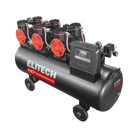 Безмасляный малошумный компрессор Elitech ACF 900-160S HD 206465 ...