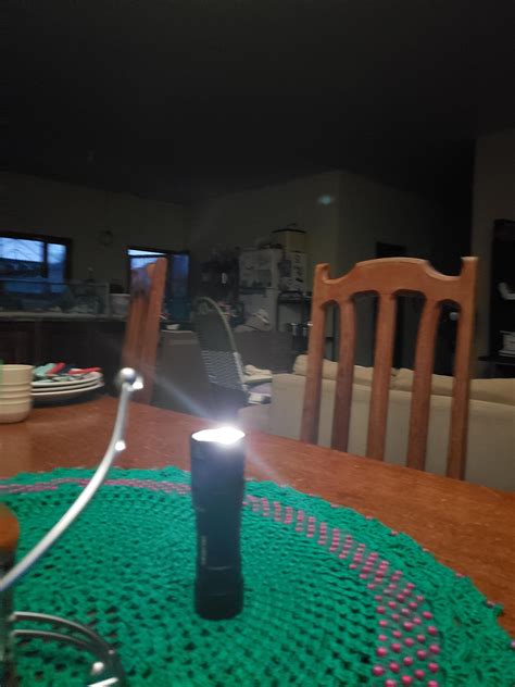 Drats, another power outage : flashlight