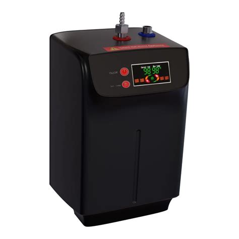 Doha Brushed Steel In Instant Hot Boiling Water Kitchen Tap Set Including Tank Filter