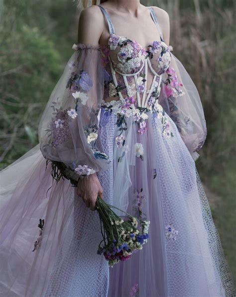 Purple Fairy Tale Wedding Dresses