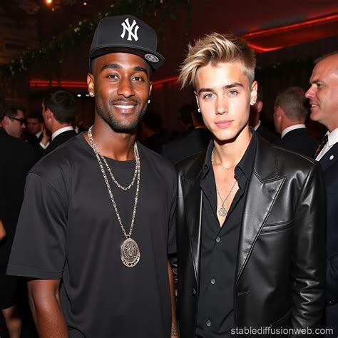 Justin Bieber and P. Diddy Photo Together | Stable Diffusion Online