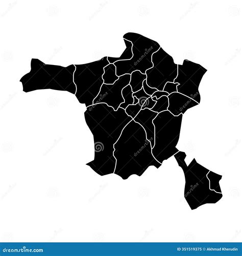 Ankara city map, Turkey stock vector. Illustration of country - 351519375