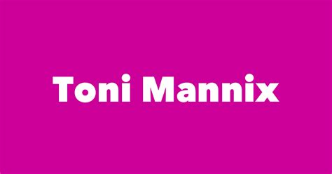 Toni Mannix - Spouse, Children, Birthday & More