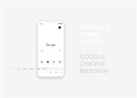 Google Chrome Redesign on Behance