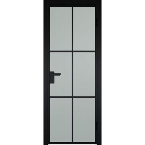 Купить Межкомнатная дверь алюминиевая Profil Doors 3AG чёрная матовая ...