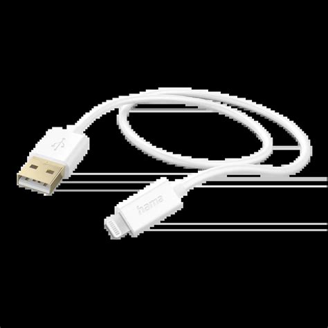 Hama Usb A Auf Apple® Lightning® Ladekabel Weiß Worldshop