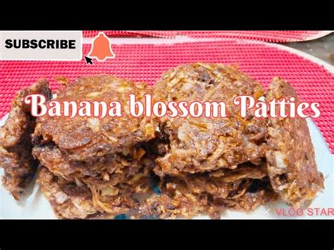 Banana Blossom Patties With Mince Beef It S Delicious Try It YouTube