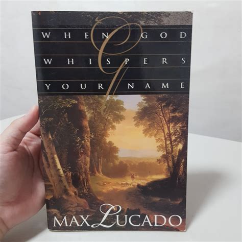 When God Whispers Your Name By Max Lucado Hobbies Toys Books