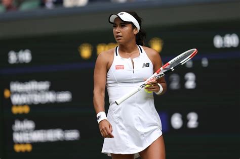 Tennis Star Heather Watson Stuns In Blue Bikini On