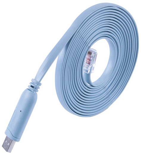 Кабель адаптер консольный USB - RJ45 CAT5 для маршрутизаторов Cisco в ...