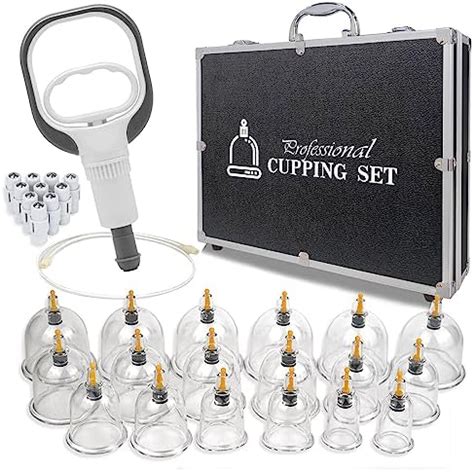 Amazon Cupping Therapy Set With Case 18 Cups Chinese Cupping Set