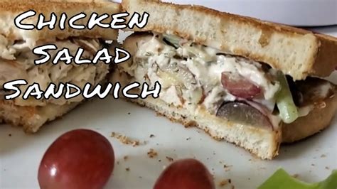 How To Make A Great Tasting Chicken Salad Sandwich Youtube