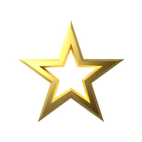 Star Golden White Vector Images Over