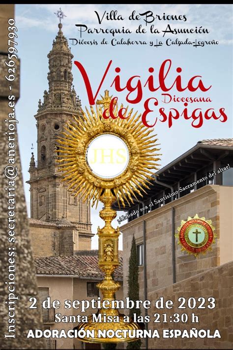 Adoraci N Nocturna Celebra La Vigilia Diocesana De Espigas El Pr Ximo