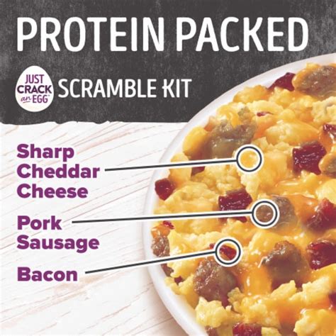 Just Crack An Egg Low Carb Protein Packed Scramble Breakfast Bowl Kit