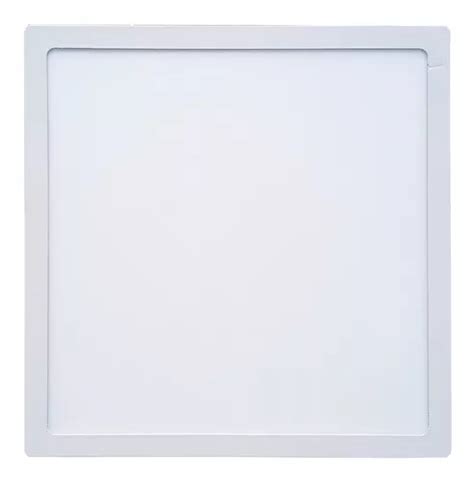 Painel Led Plafon Sobrepor W Quadrado Branco Frio K Mercadolivre