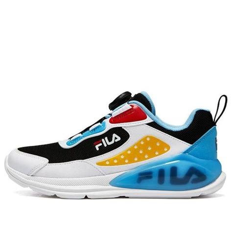 Gs Fila Boa Running Shoes White Black Blue K15b332404fbw Kicks Crew