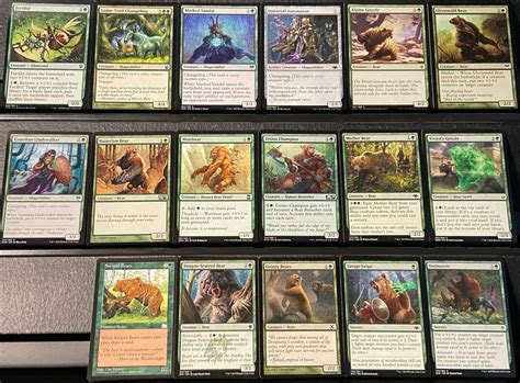 Custom Commander Deck Ayula Bear Tribal Edh Mtg Magic Cards