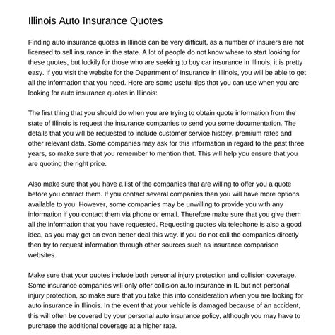 Illinois Auto Insurance Quoteszqekn.pdf.pdf | DocDroid