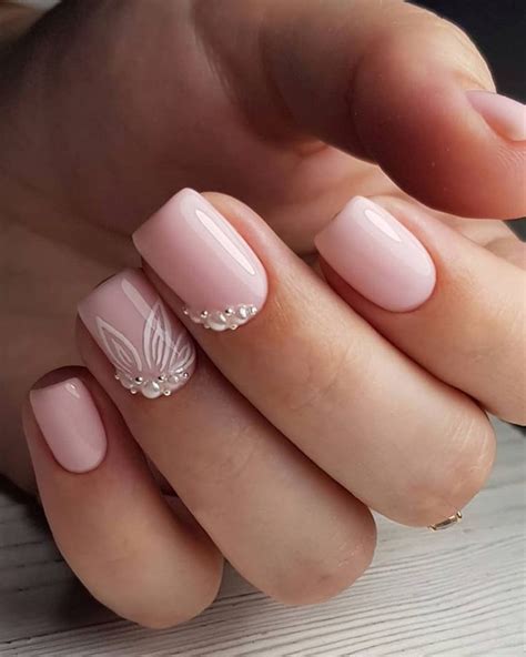 Pink And White Nails Ideas For Brides Guide Faqs Wedding