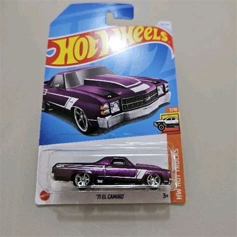 Hot Wheels 71 El Camino Super Treasure Hunt STH Shopee Brasil