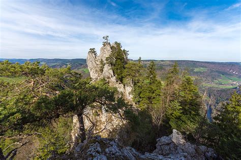 Blick Zur Ck Rechts Unten Der Doubs Fotos Hikr Org