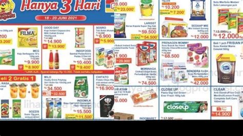 KATALOG Promo JSM Indomaret 18 20 Juni Diskon Beras Minyak Telur