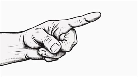 Premium Vector Hand Drawn Middle Finger Gesture Fuck You Sign