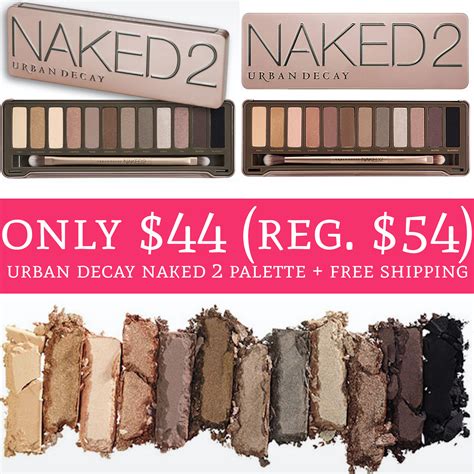 Only 44 Regular 54 Urban Decay Naked 2 Palette Free Shipping Deal Hunting Babe