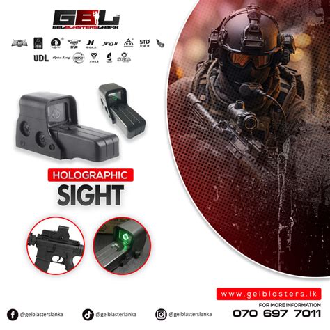 holographic sight gel blasters lanka