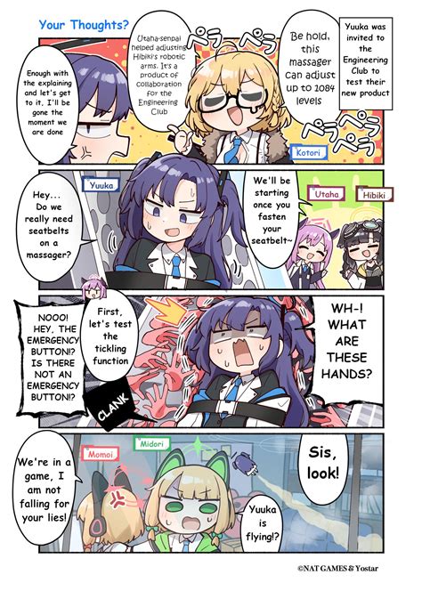 blue archive comic   thoughts bluearchive