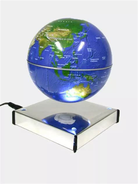 Steel Mirror Base Levitating Globe M007B-S - Cogidea Levitation