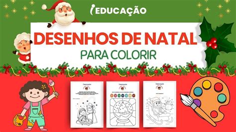 26 Desenhos de Natal para Colorir os Símbolos Natalinos