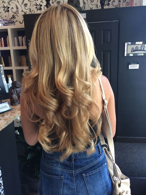 Long layered blonde highlights | Blonde highlights, Hair, Blonde