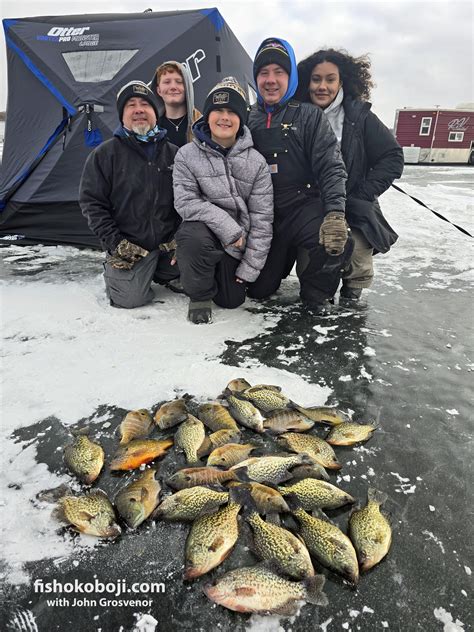 Lake - The bite is still on in Okoboji! Rick, Liam, Dylan, Lyric and