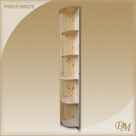 Угловое завершение шкафа Константин массив сосны купить в Москве