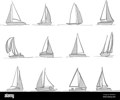 Sailing Boat Drawing