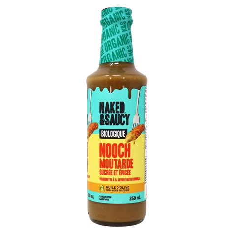 Naked Saucy Nutritional Yeast Dressing Sweet Spicy Mustard At NaturaMarket