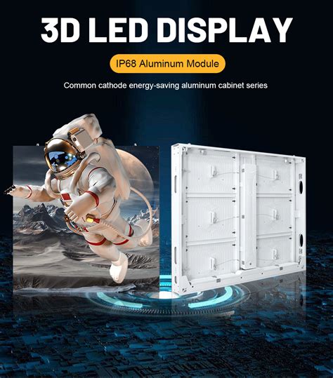 Custom Outdoor Naked Eye Advertising Pantalla Led Exterior Billboard Wall Display D Led Screen