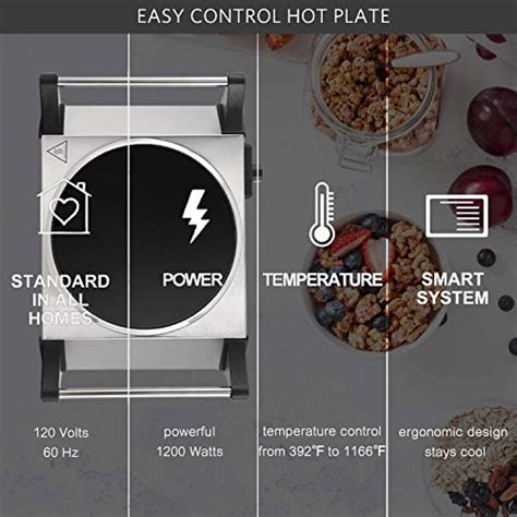 Techwood Hot Plate Single Burner Electric Ceramic Infrared Portable Burner Modern Stylish