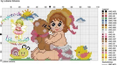 Lidiane Silveira Ponto Cruz A Baby Cross Cross Stitch Patterns