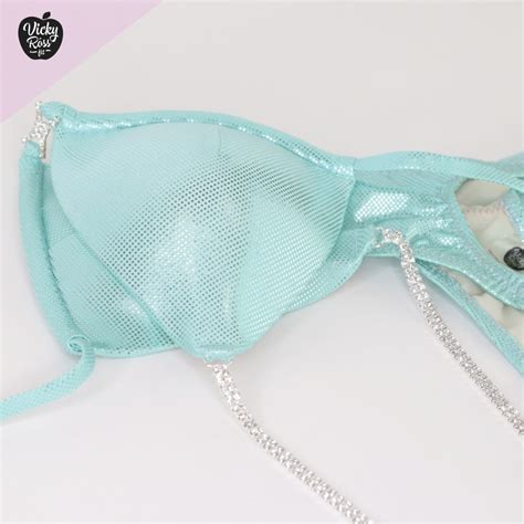 Mint Affordable Bikini Fitness Suit Npc Ifbb Ocb Vicky Ross Fit